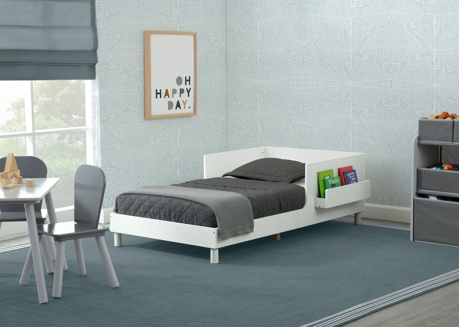 Phillies (1245) 1-Sleep N Store Toddler Bed with Interchangeable Shelf