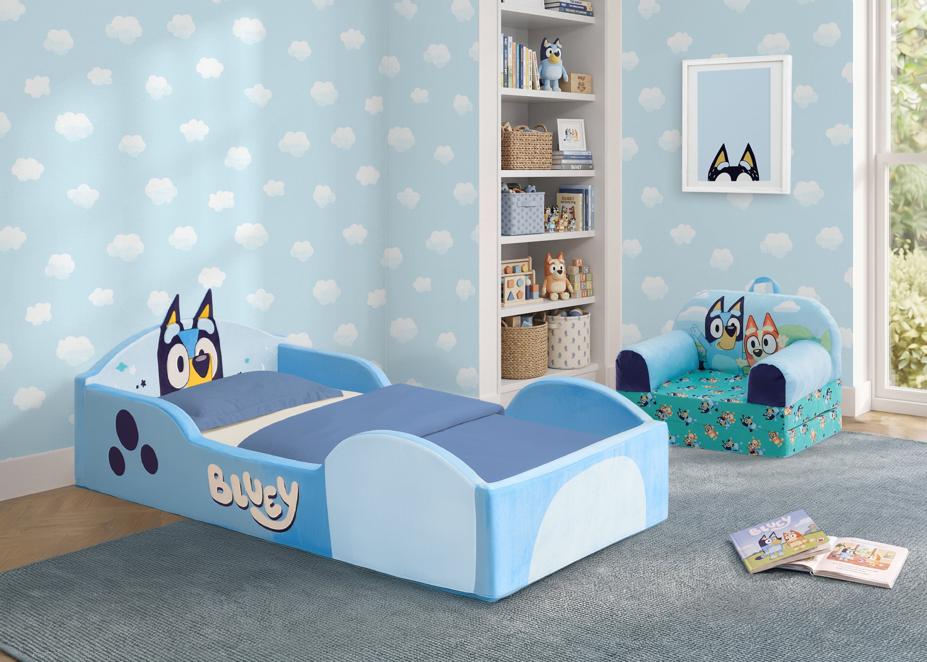 Complete The Look for Bluey Foam Frame Toddler Bed