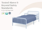 Blue (1773) 20-Finley Metal Toddler Bed with Spindles