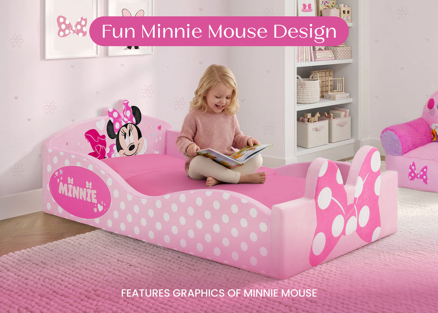 Minnie Mouse (1040) 6-Minnie Mouse Foam Frame Toddler Bed