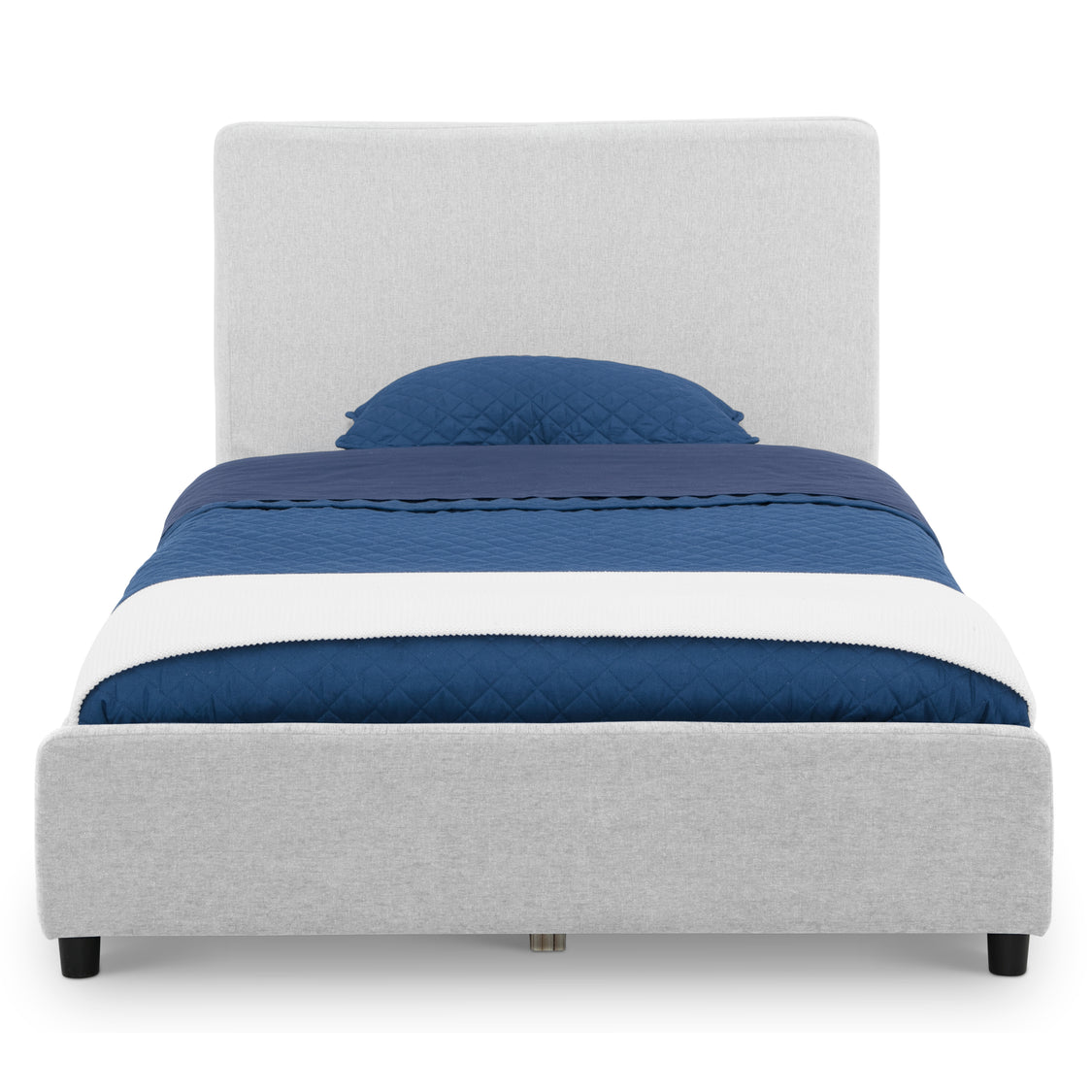 Upholstered Twin Bed with Headboard