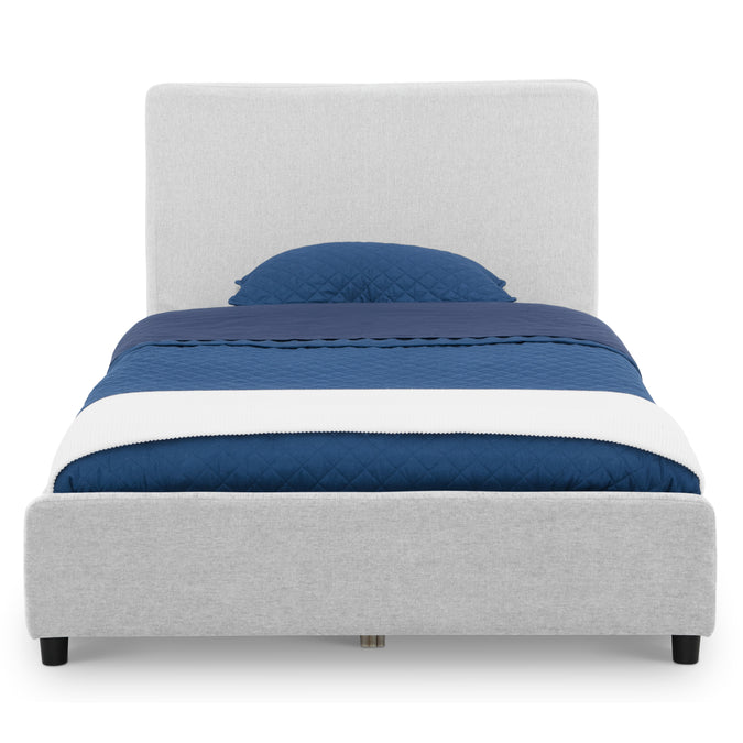 Upholstered Twin Bed with Headboard 14-Upholstered Twin Bed with Headboard