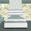 Upholstered Twin Bed with Headboard 31-Upholstered Twin Bed with Headboard