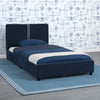 Upholstered Twin Bed with Headboard 47-Upholstered Twin Bed with Headboard