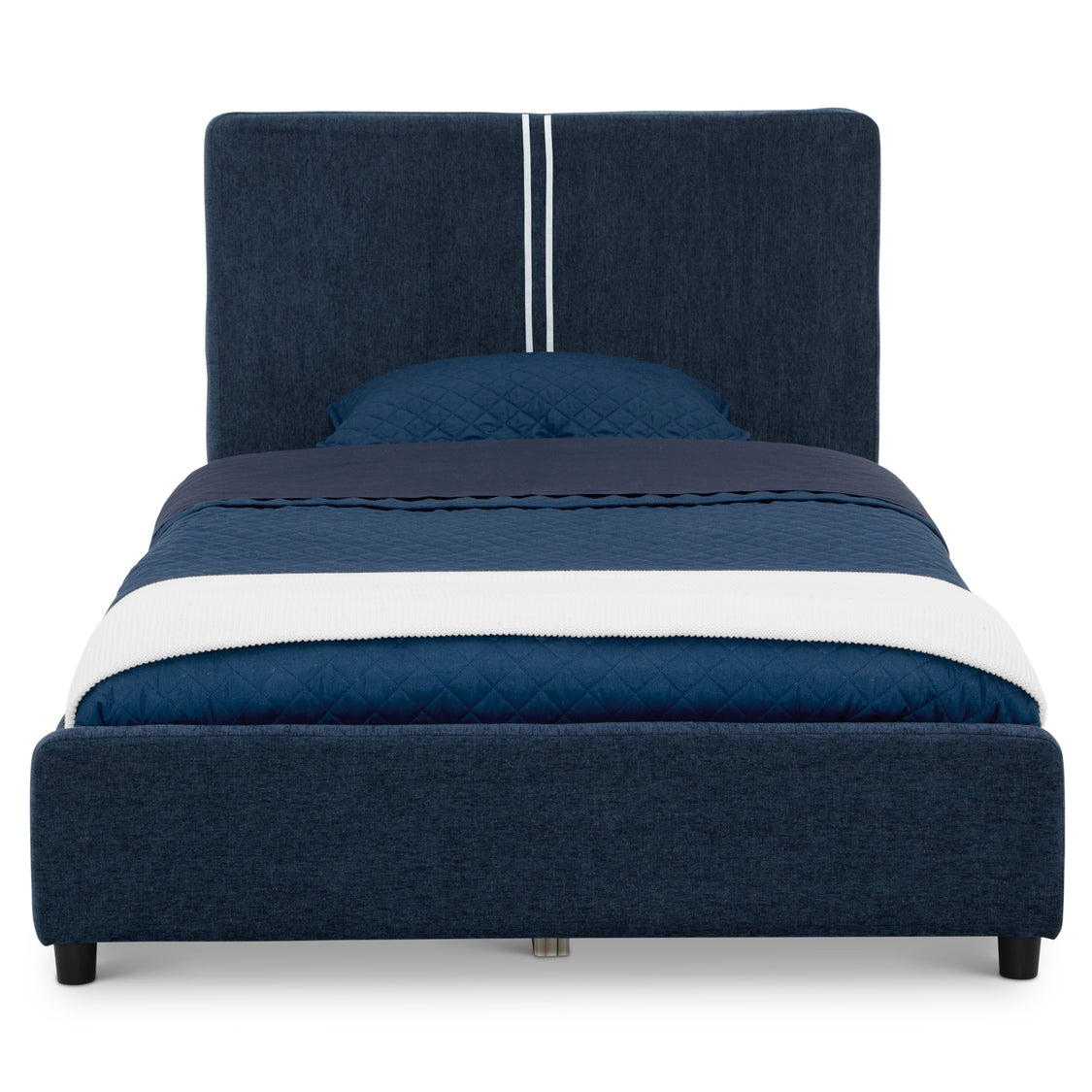 Upholstered Twin Bed with Headboard
