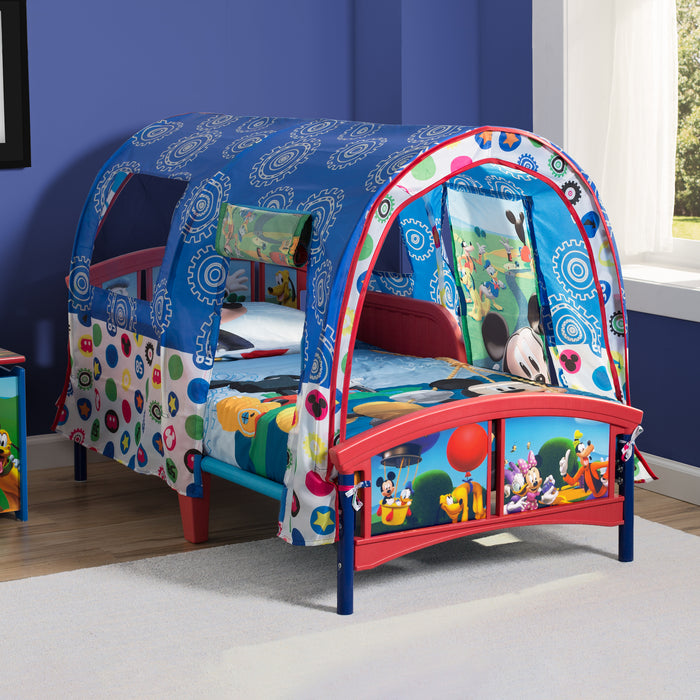 BB86950MM mickey tent bed WM hangtag 2-Mickey Mouse Toddler Tent Bed