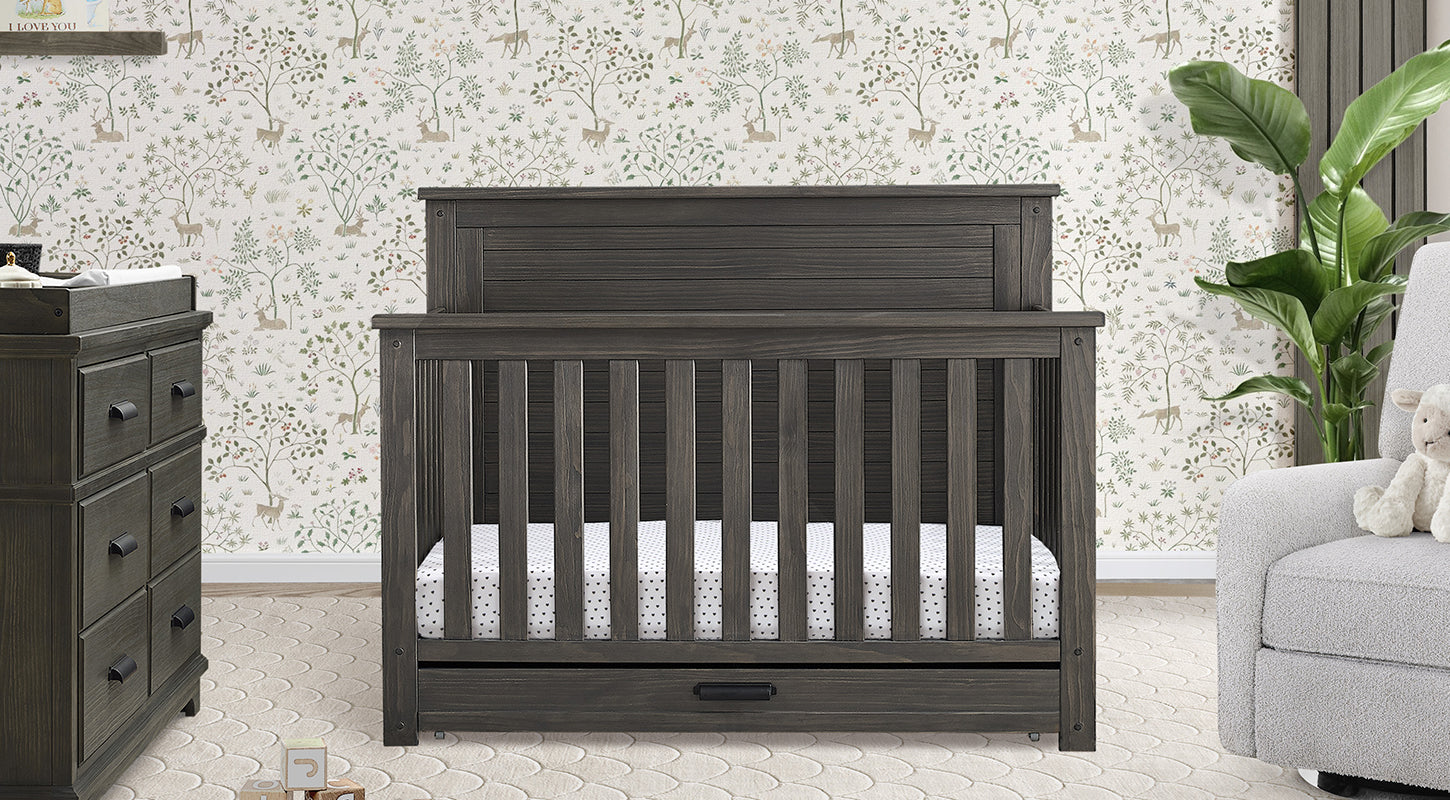 Complete The Look for Caden 6-in-1 Convertible Crib with Trundle Drawer