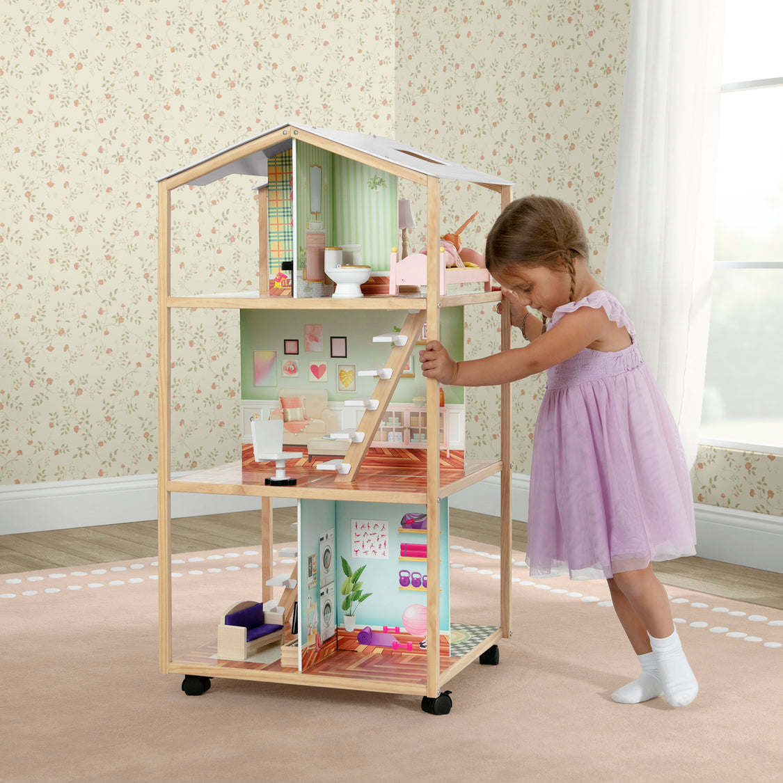 Moveable Mansion Dollhouse