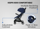 Navy (2449) 47-Icon Ultra Compact Everyday & Travel Stroller