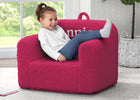 Hot Pink (1293) 1-Personalized Cozee Sherpa Chair for Kids