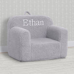 Personalized Cozee Sherpa Chair for Kids - Grey Sherpa (5031) - Accessories