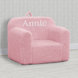 Personalized Cozee Sherpa Chair for Kids - Pink Sherpa (5032) - Accessories