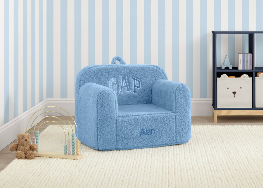 Blue (1659) 15-babyGap Personalized Sherpa Chair