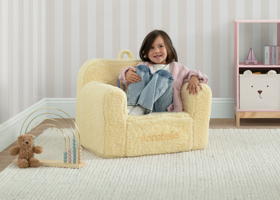 Yellow (1660) 9-babyGap Personalized Sherpa Chair