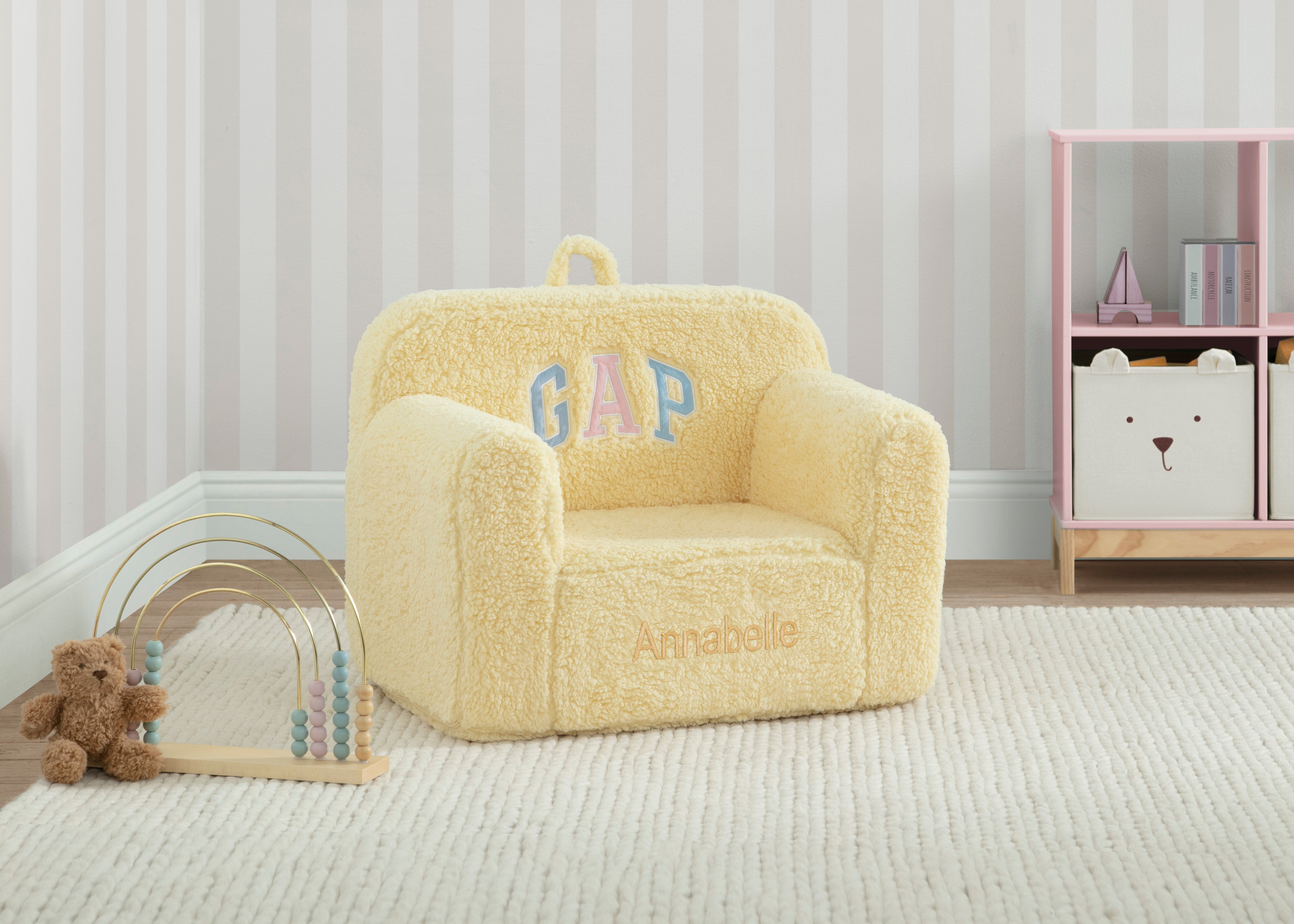 babyGap Personalized Sherpa Chair | Delta Children