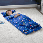 Personalized Nap Mat with Included Pillow and Blanket for Toddlers & Kids - Outer Space (3222) - Accessories