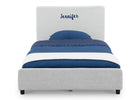 Dove Grey (1601) 10-Personalized Upholstered  Twin Bed with Headboard
