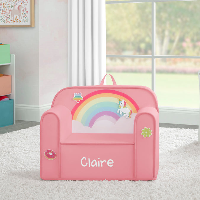 Personalized Mix & Match Cozee Kids Chair with Interchangeable Patches 29-Personalized Mix & Match Cozee Kids Chair with Interchangeable Patches