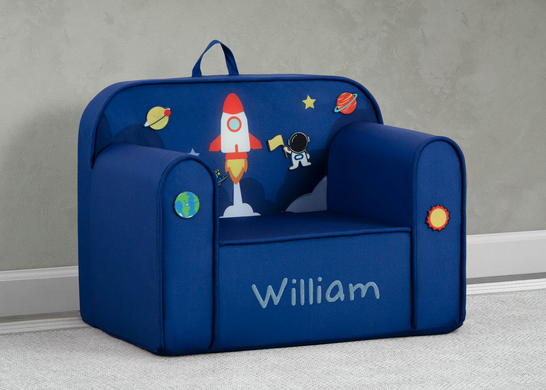 Personalized Mix & Match Cozee Kids Chair with Interchangeable Patches