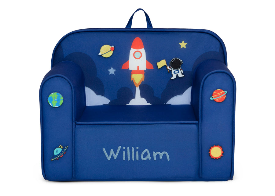 Space (1610) 7-Personalized Mix & Match Cozee Kids Chair with Interchangeable Patches