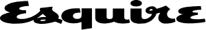 Esquire logo in black on a white background