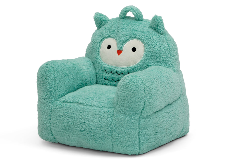 Teal (1614) 5-Owl Cozee Buddy Chair