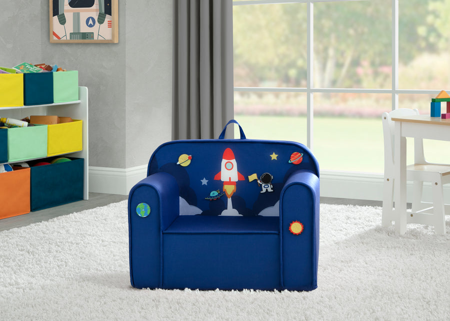 Space (1610) 1-Mix & Match Cozee Kids Chair with Interchangeable Patches