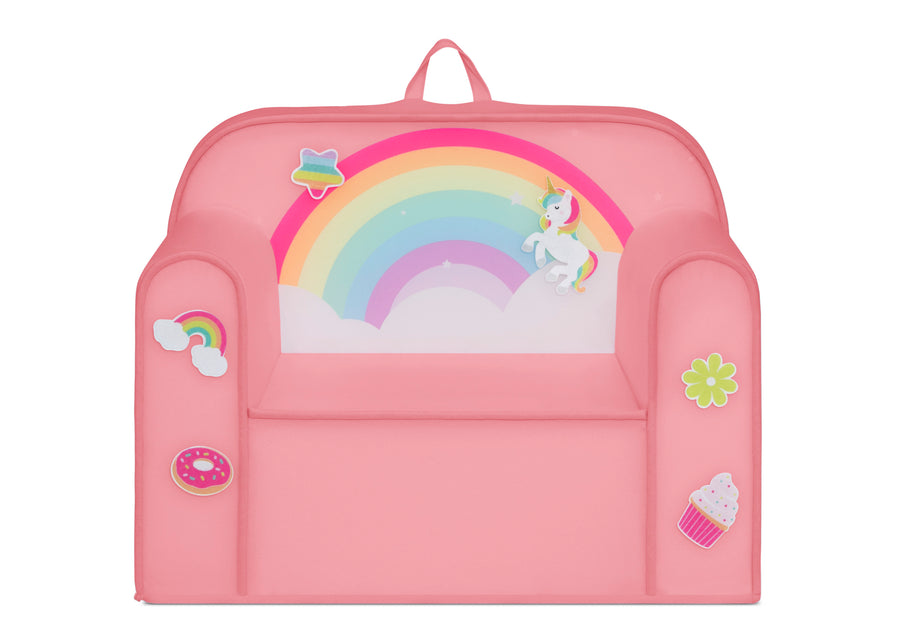 Rainbow (1612) 20-Mix & Match Cozee Kids Chair with Interchangeable Patches