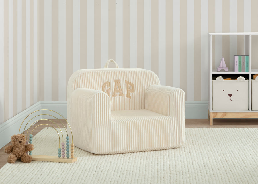 Beige (1662) 6-babyGap Ribbed Velour Chair