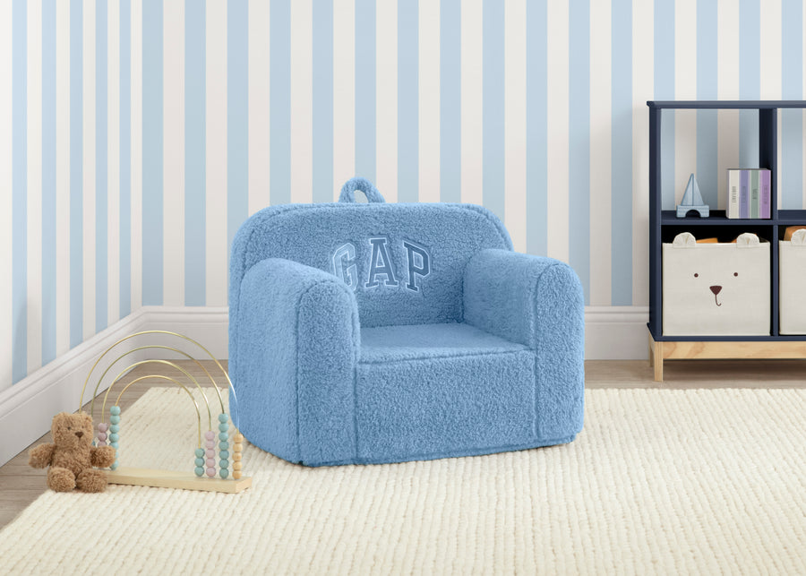 Blue (1659) 7-babyGap Sherpa Chair
