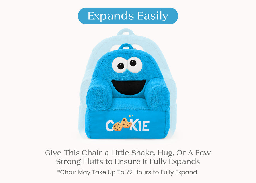 Sesame Street (1149) 6-Sesame Street Cookie Monster Cozee Buddy Chair