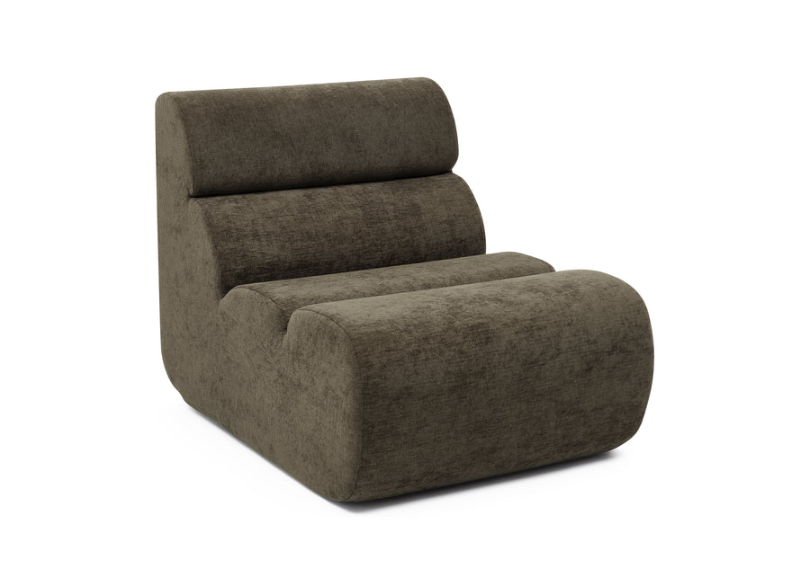 Chocolate (1763) 9-Serta Jumbo Bubble Lounge Chair