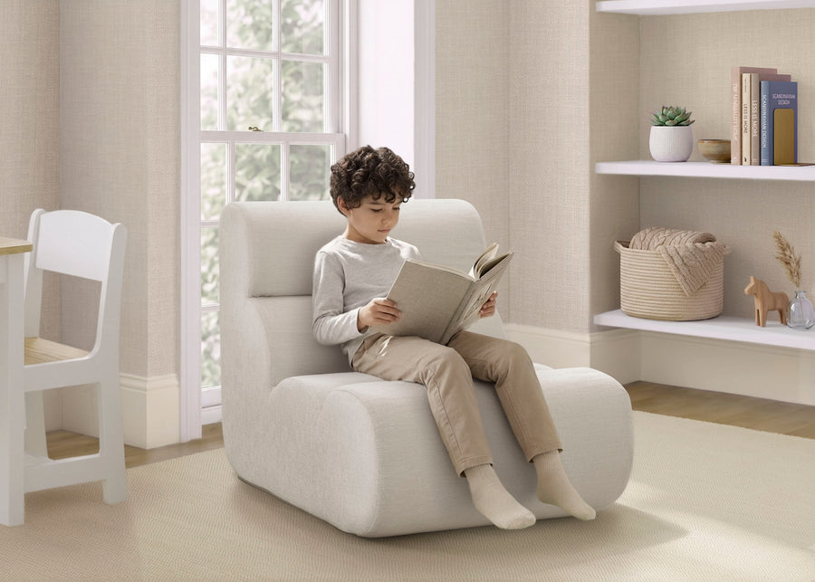 Cream (1761) 6-Serta Bubble Kids Lounge Chair