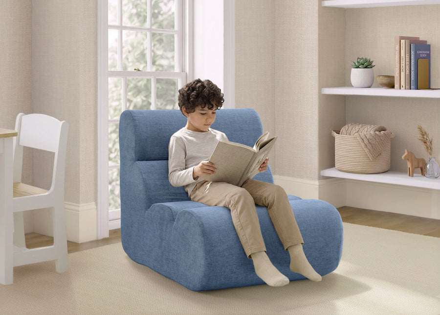 Denim Blue (1766) 11-Serta Bubble Kids Lounge Chair