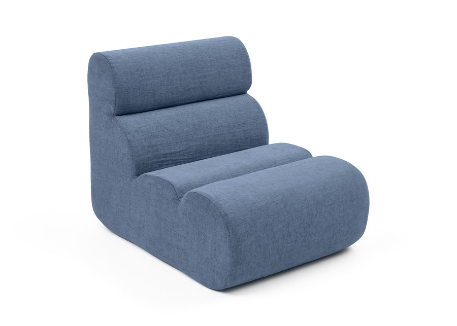 Denim Blue (1766) 14-Serta Bubble Kids Lounge Chair