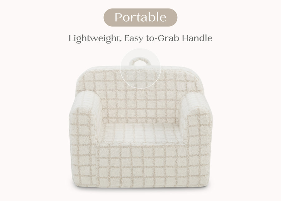 Cream (1708) 18-Checkered Cozee Chair