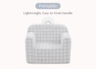 Grey (1709) 2-Checkered Cozee Chair