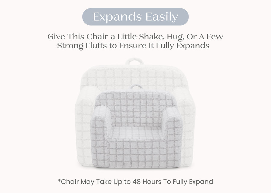 Grey (1709) 6-Checkered Cozee Chair