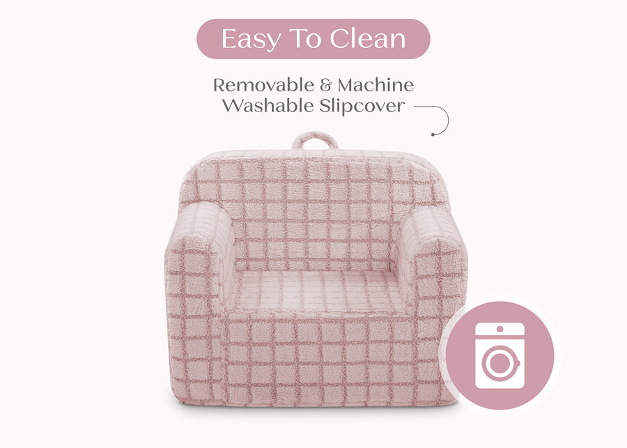 Pink (1710) 29-Checkered Cozee Chair