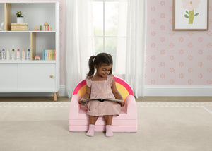Cozee Rainbow Figural Flip-Out 2-in-1 Convertible Chair to Lounger