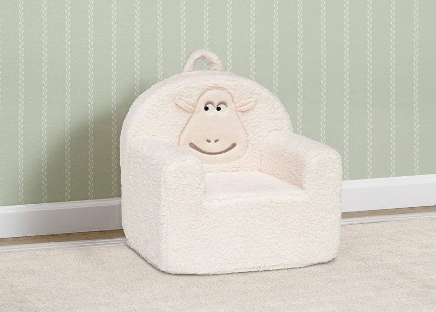 Cream (1721) 2-Counting Sheep Kids Foam Chair