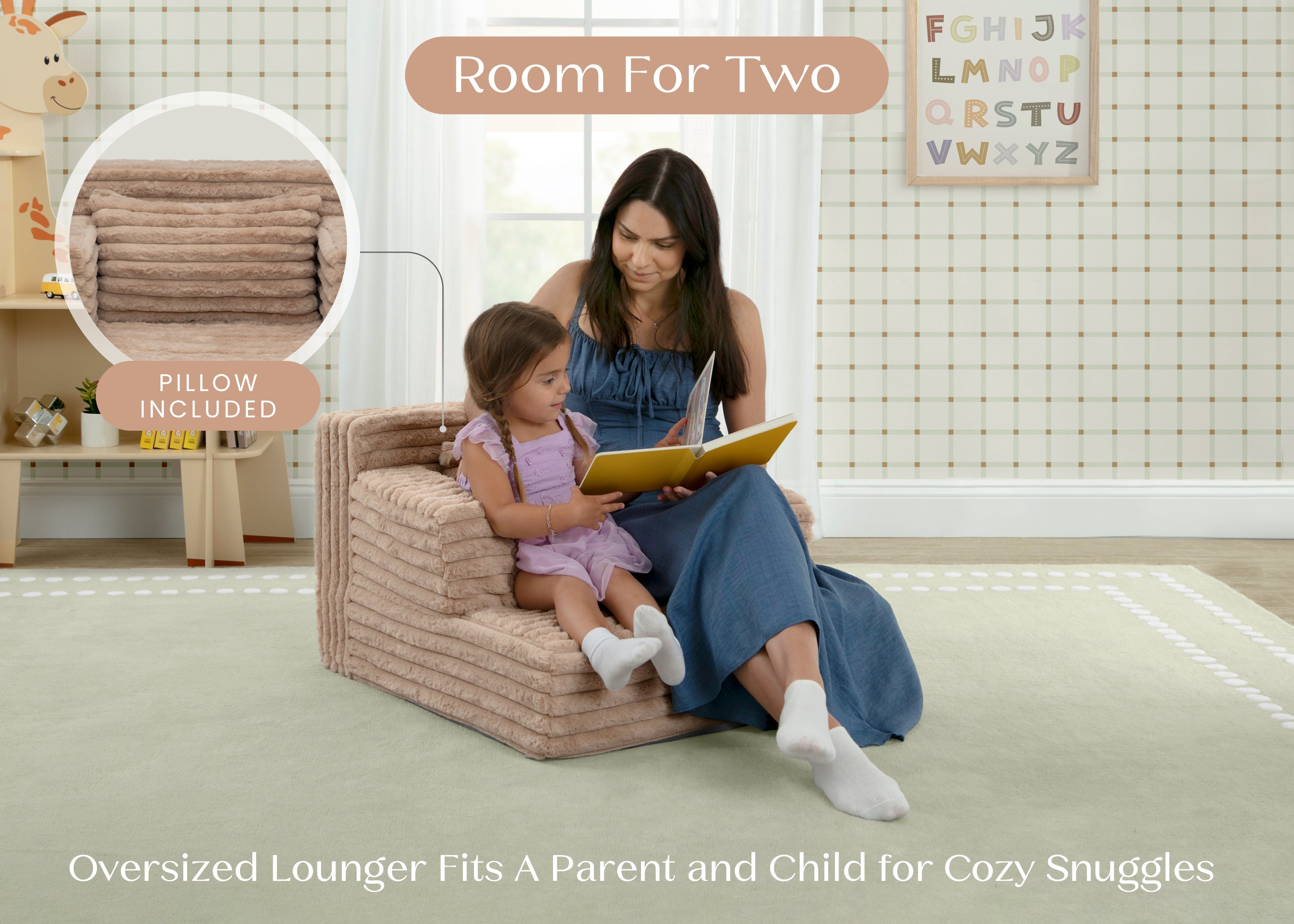 Cozee Chaise Bedtime Lounger Chair | Delta Children