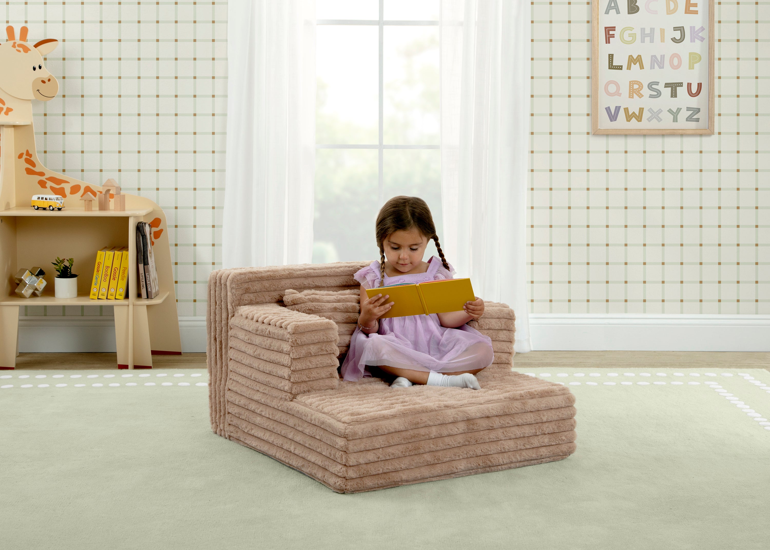 Cozee Chaise Bedtime Lounger Chair | Delta Children