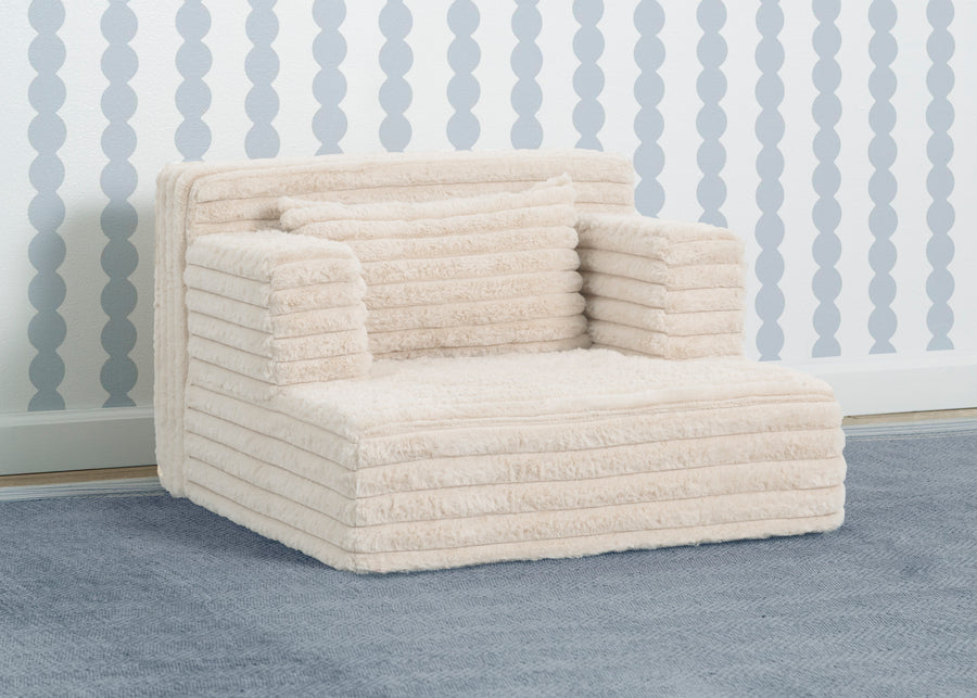 Oatmeal (1723) 8-Cozee Chaise Bedtime Lounger Chair