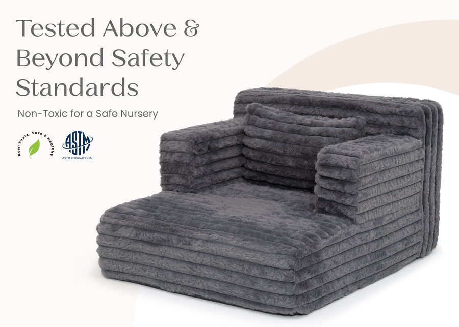 Midnight (1724) 7-Cozee Chaise Bedtime Lounger Chair