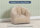 Cream (1669) 20-Kids Plush Barrel Chair