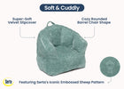 Sage (1671) 18-Kids Plush Barrel Chair