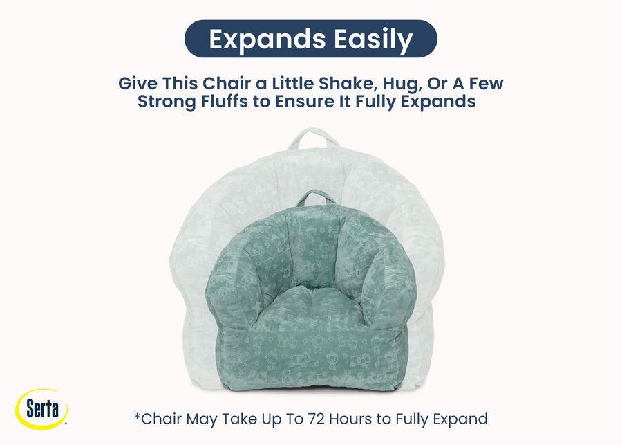 Sage (1671) 15-Kids Plush Barrel Chair