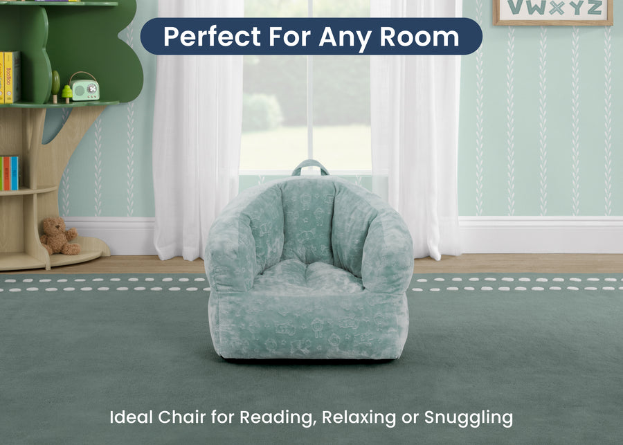Sage (1671) 14-Kids Plush Barrel Chair