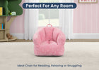 Pink (5059) 8-Kids Plush Barrel Chair